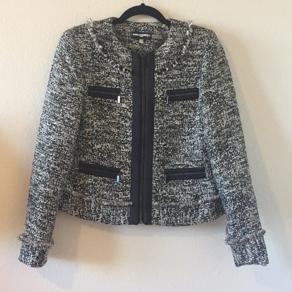 Karl Lagerfeld Jackets & Blazers - Karl Laggerfeld Tweed Blazer